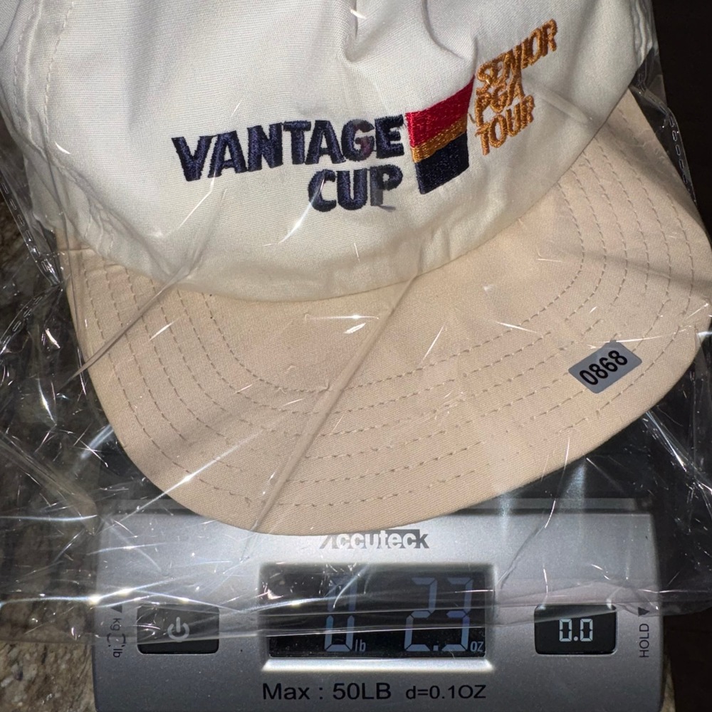 Vintage Golf Snapback Hat Vantage Cup Senior PGA Tour OSFA White PGA Tour - Picture 8 of 8